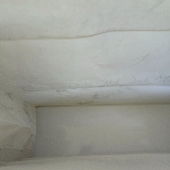 Jimmy Choo London Paper Shopping Bag Ribbon Handles Size 12"x9" - Picture 3 of 3